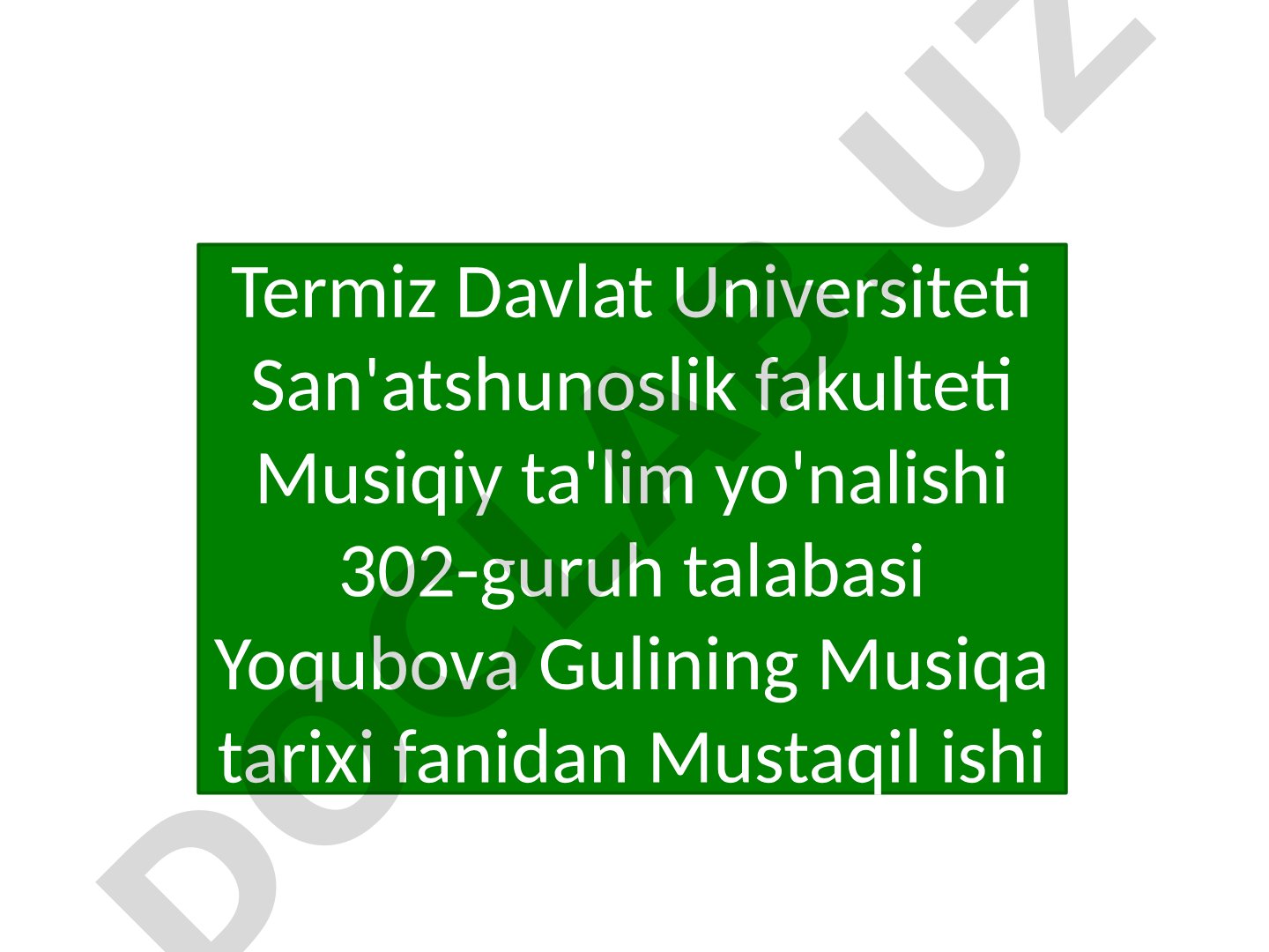 XVI-XIX asrlarda o'zbek xalqining musiqa madaniyati