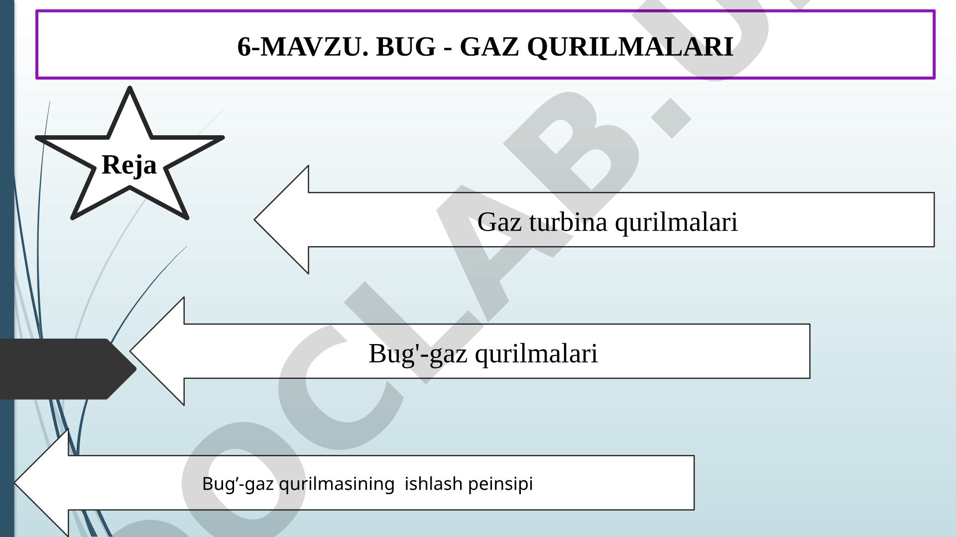 Bug - gaz qurilmalari