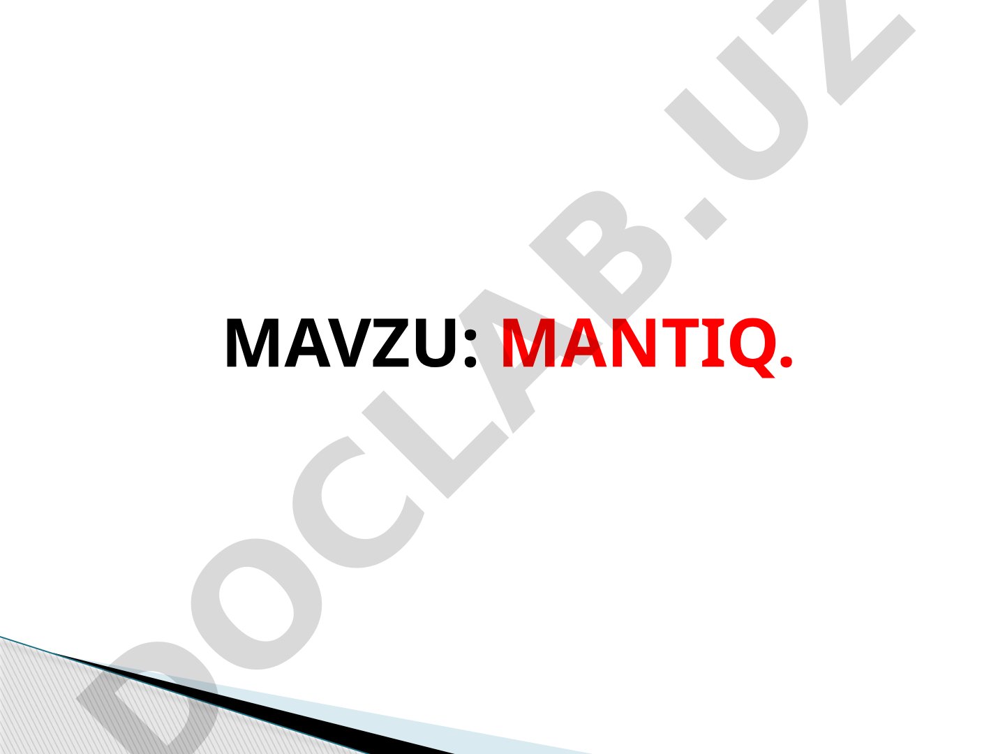 Mantiq
