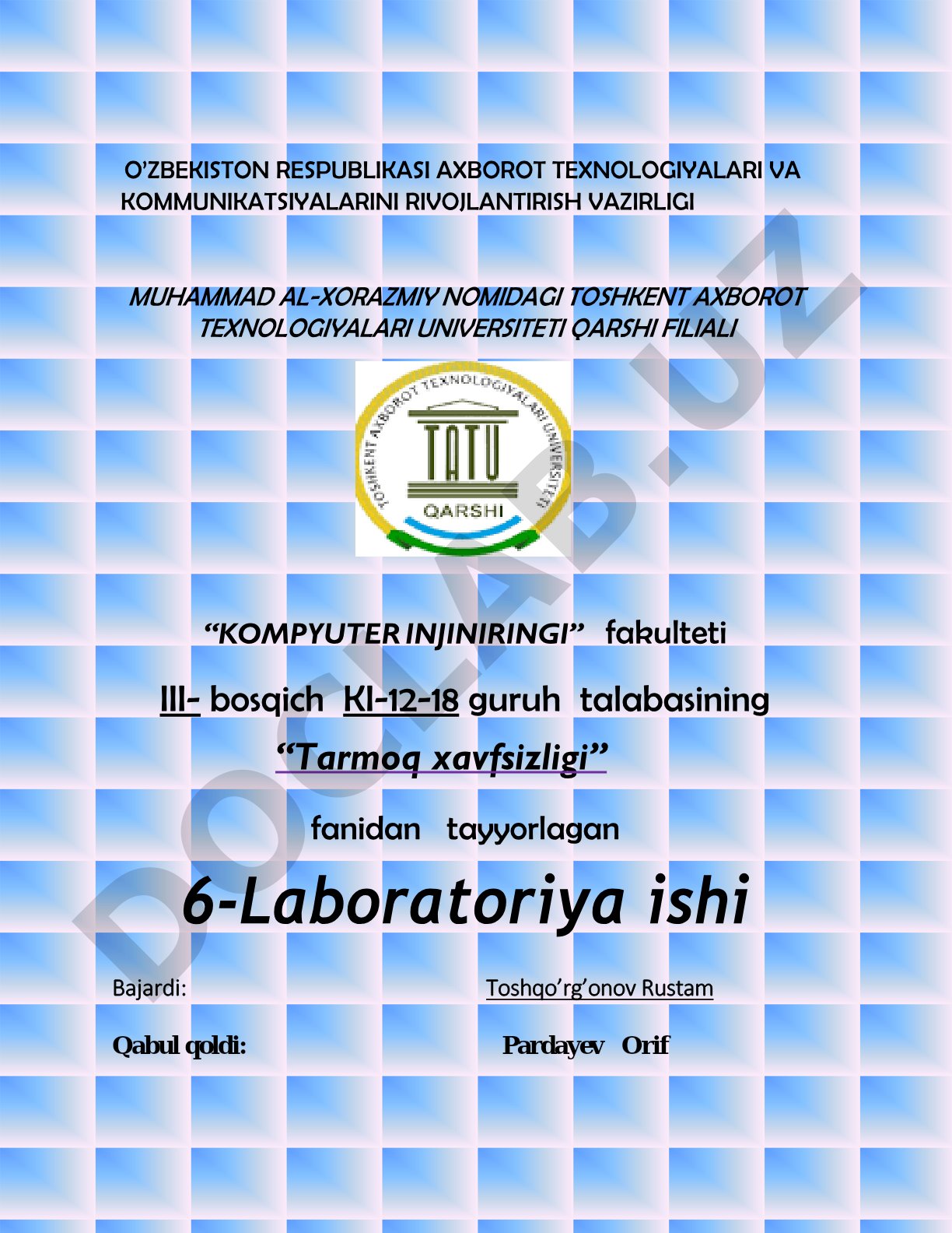 Kirishni oldini olish tizimini o'rnatish va sozlash (IDS / IPS / NSM)