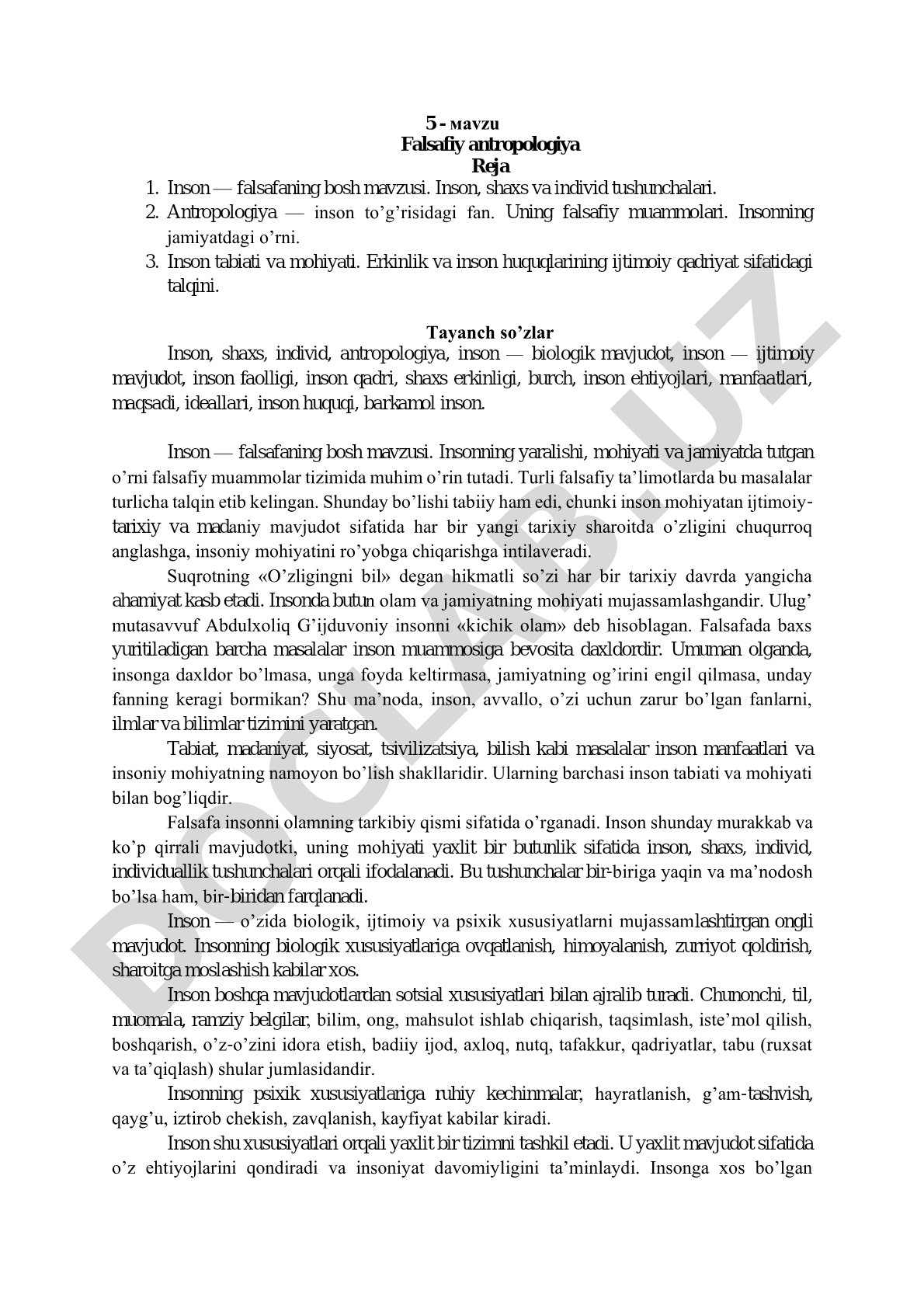 Falsafiy antropologiya