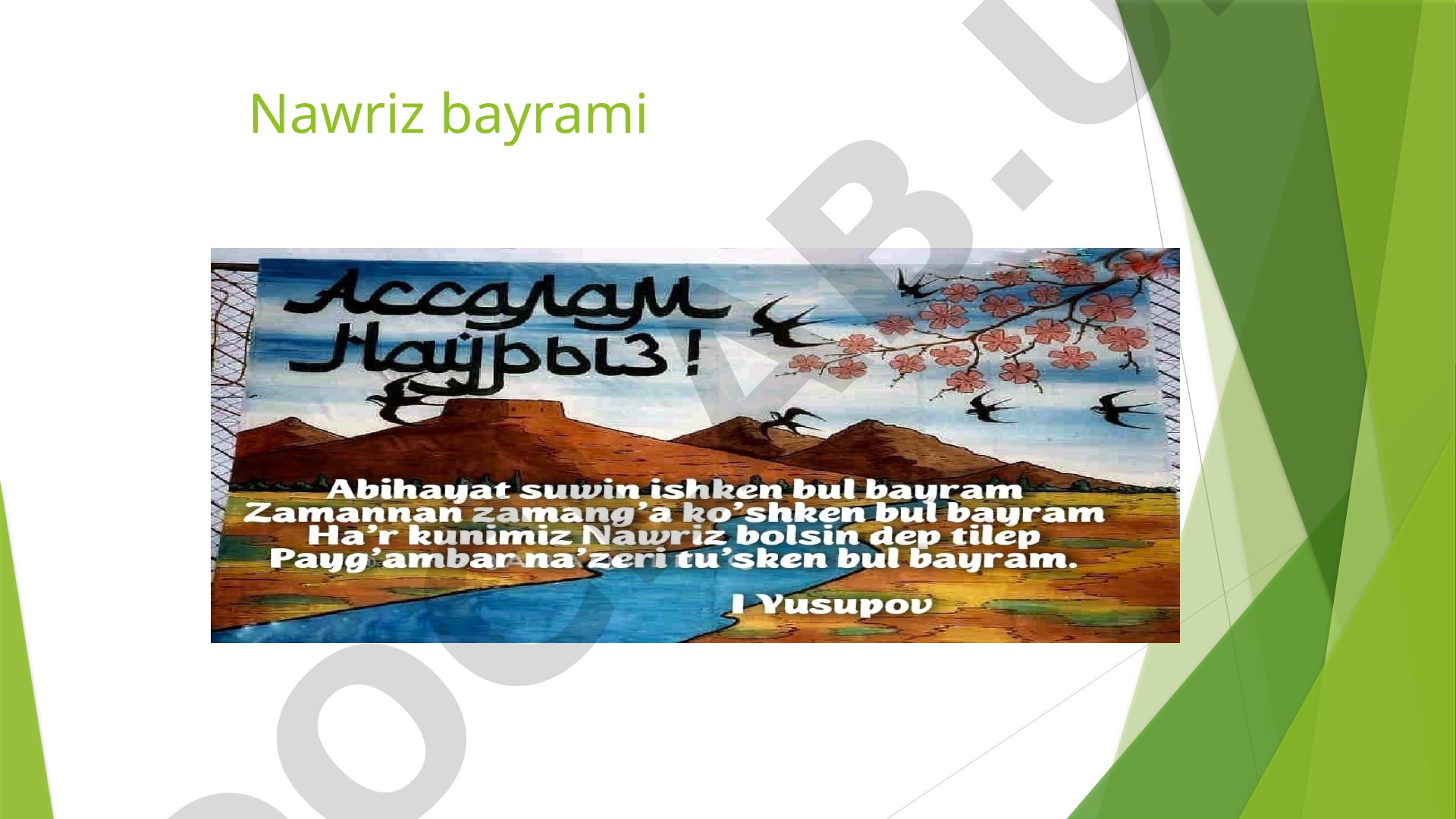 Nawriz bayrami