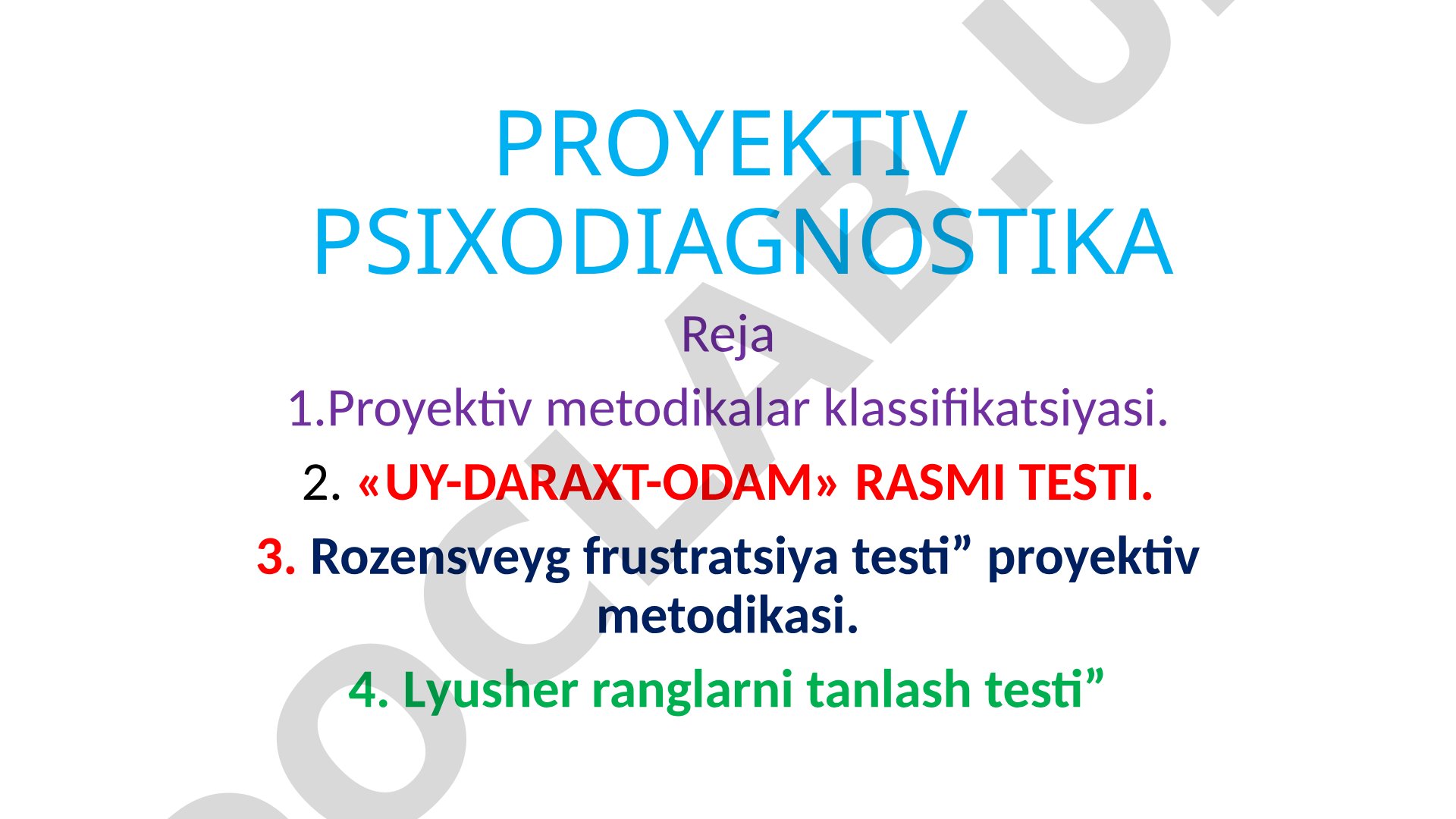 Proyektiv psixodiagnostika