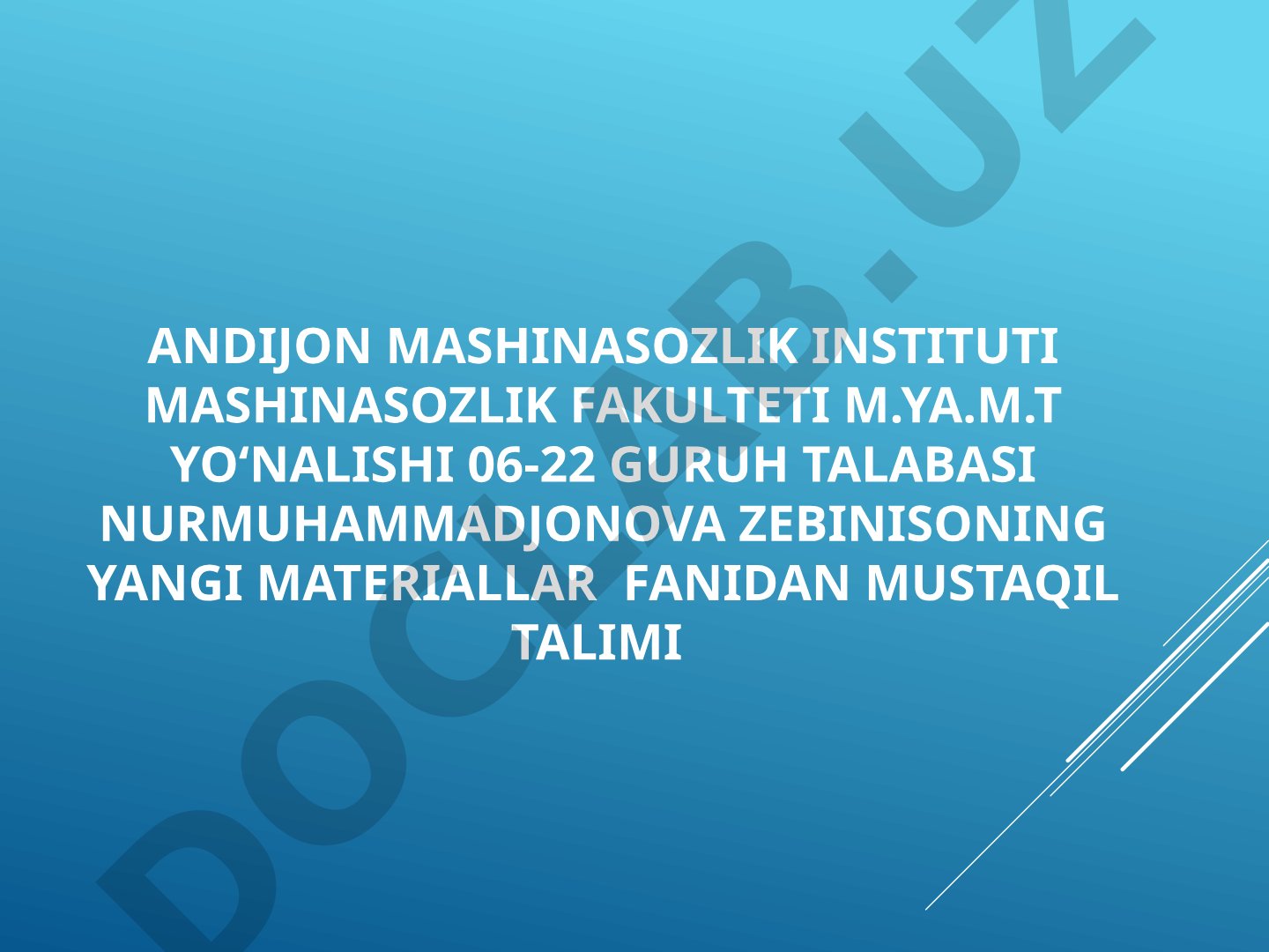 Qiyin eriydigan metallarning ta'rifi, xossalari va qo'llanish sohalari