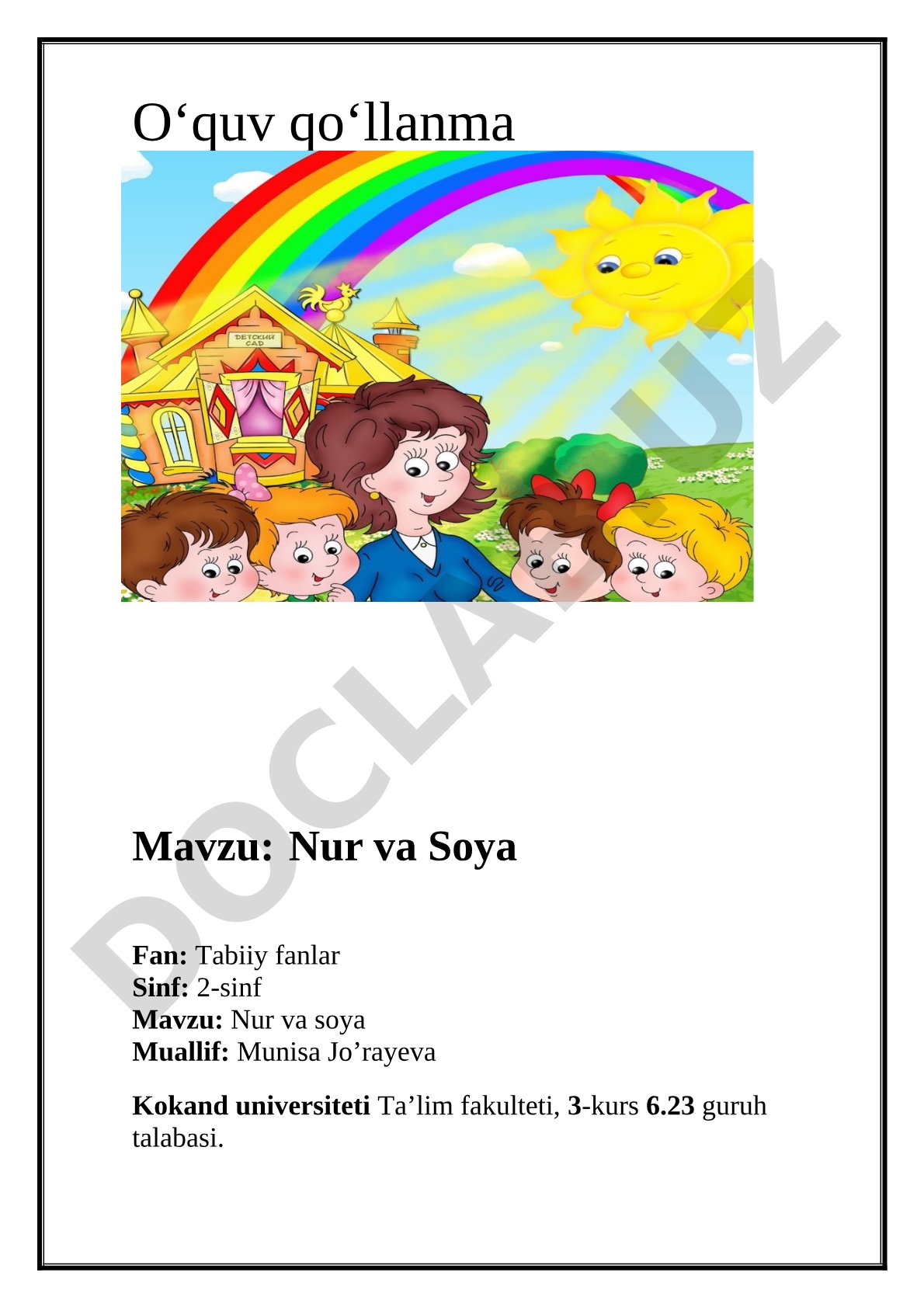 Nur va Soya