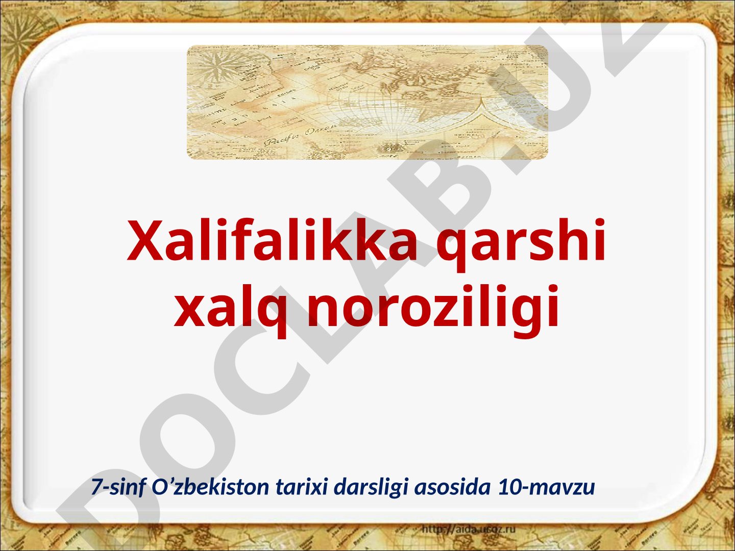 Xalifalikka qarshi xalq noroziligi
