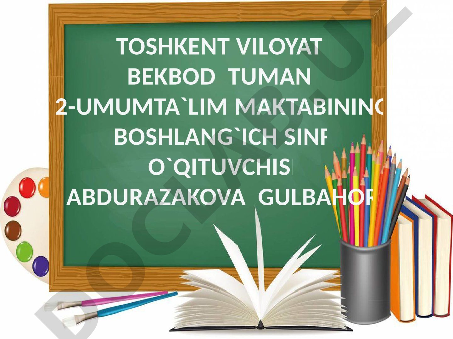 Qor odamning sovg'asi uy vazifani baholash