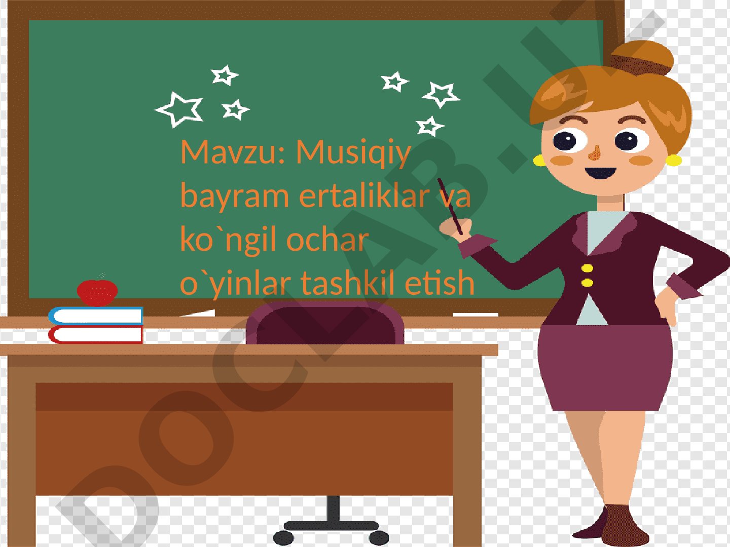 Musiqiy bayram ertaliklar va ko'ngil ochar o'yinlar tashkil etish