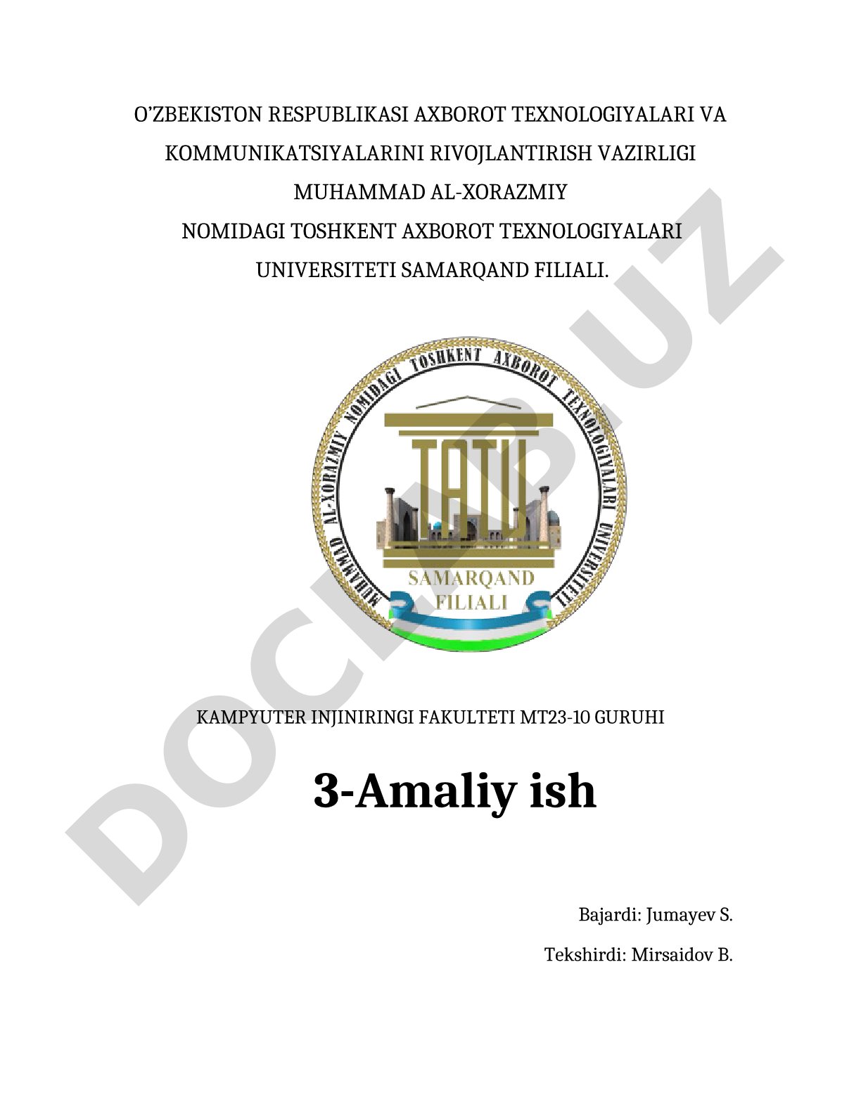Murakkab obyektlarni modellashtirish
