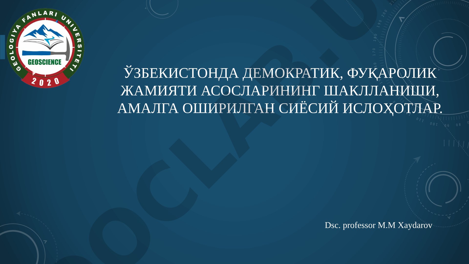 Ўзбекистонда демократик, фуқаролик жамияти асосларининг шаклланиши, амалга оширилган сиёсий ислоҳотлар