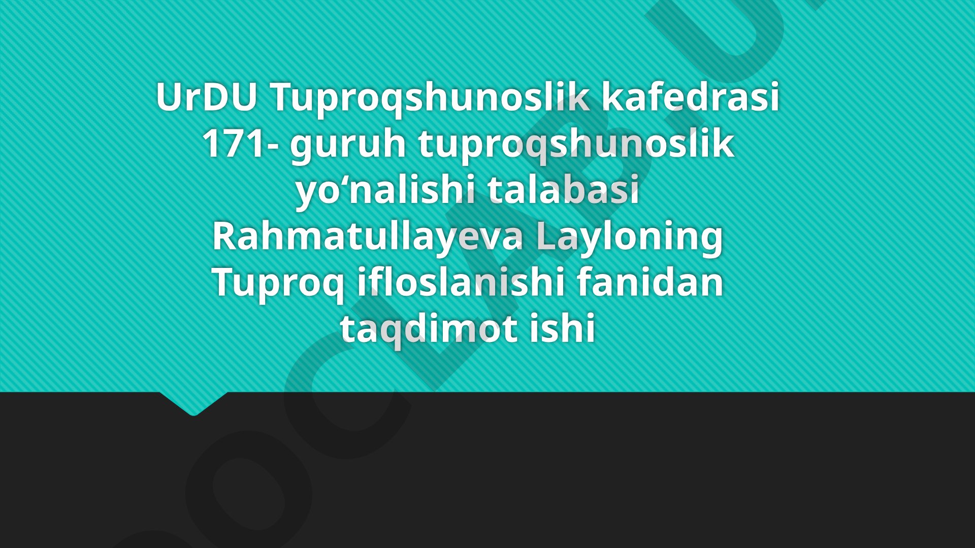 Ekologik munosabatlarning o‘zgarishi va isloh qilinishni huquqiy meyyoriy asoslari , Kimyoviy ifloslanishning tuproq xossalariga va biologik olamiga ta‘siri