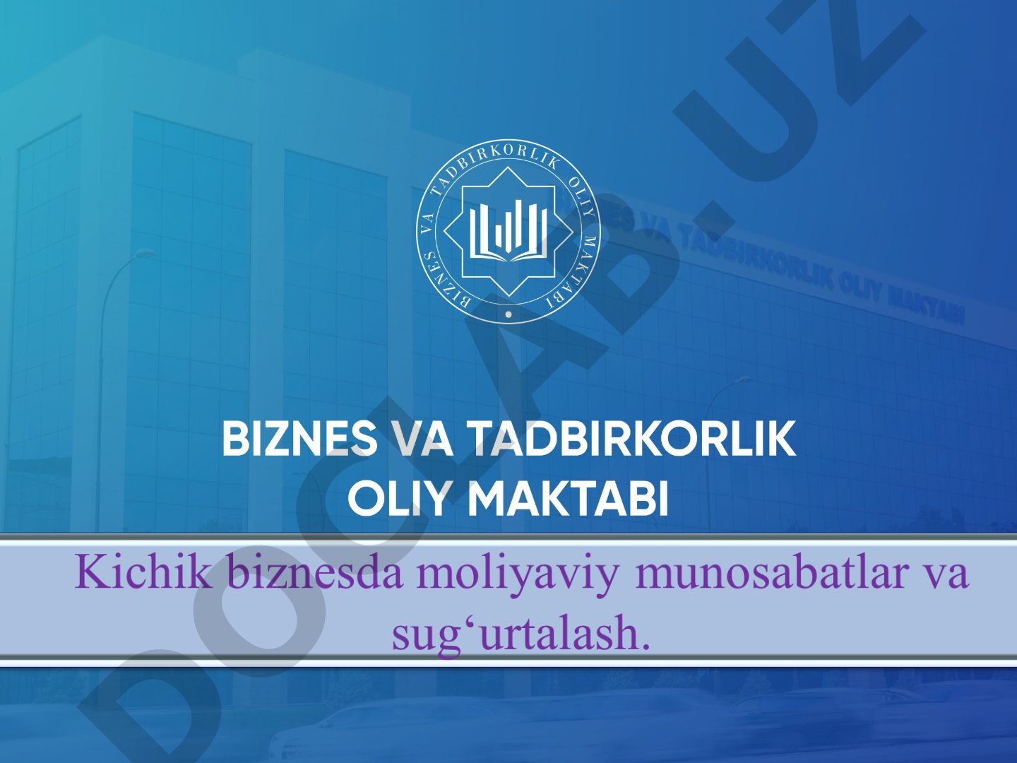 Kichik biznes uchun moliyaviy manbalar