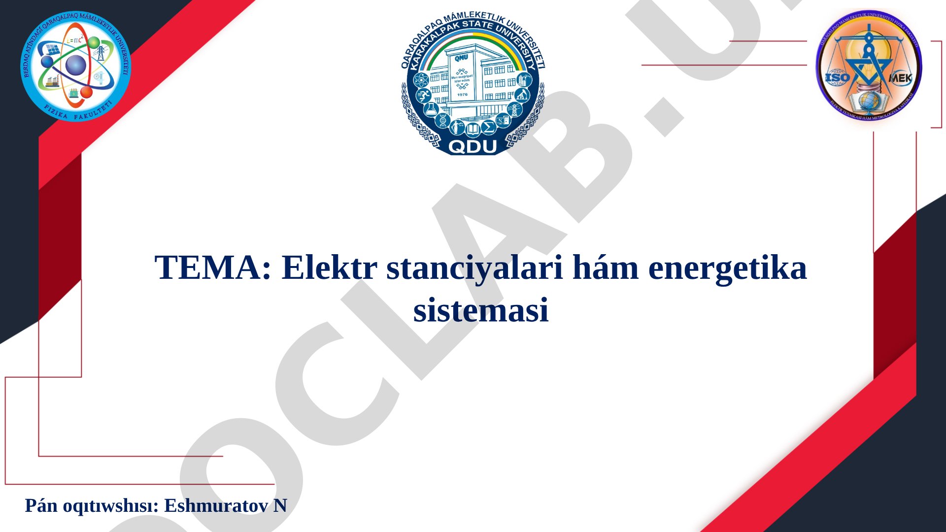 Renkin cikli boyınsha islewshi JES sınıń prinsipial texnologik sxemasi
