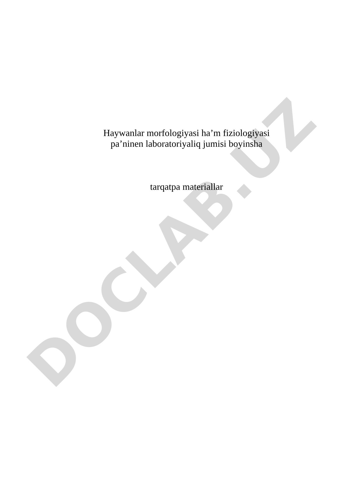 Mikroskoplar menen tanisw, isletiw usillari hám mikrotexnika qaǵıydaları