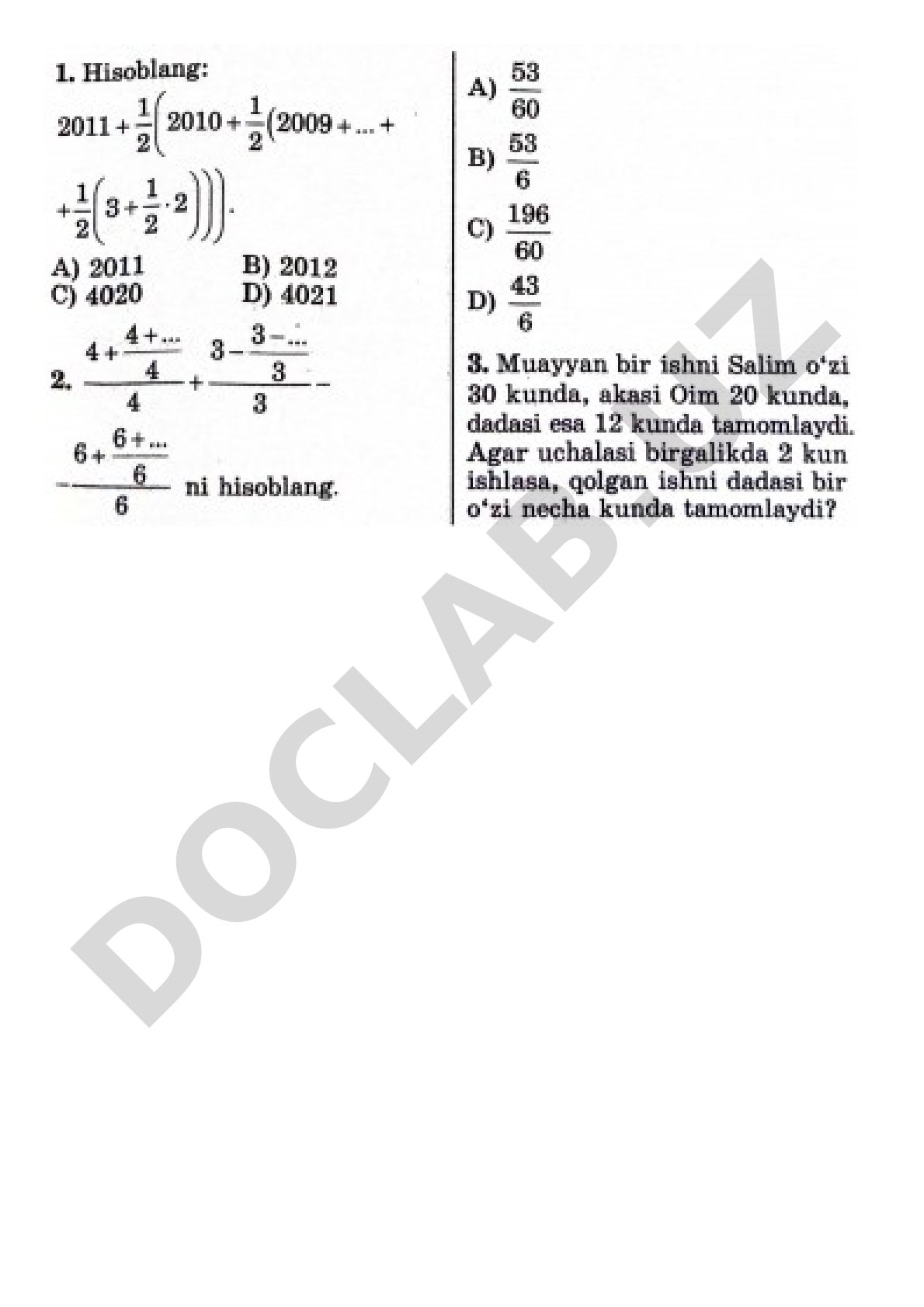 Tasvirli materiallar to'plami