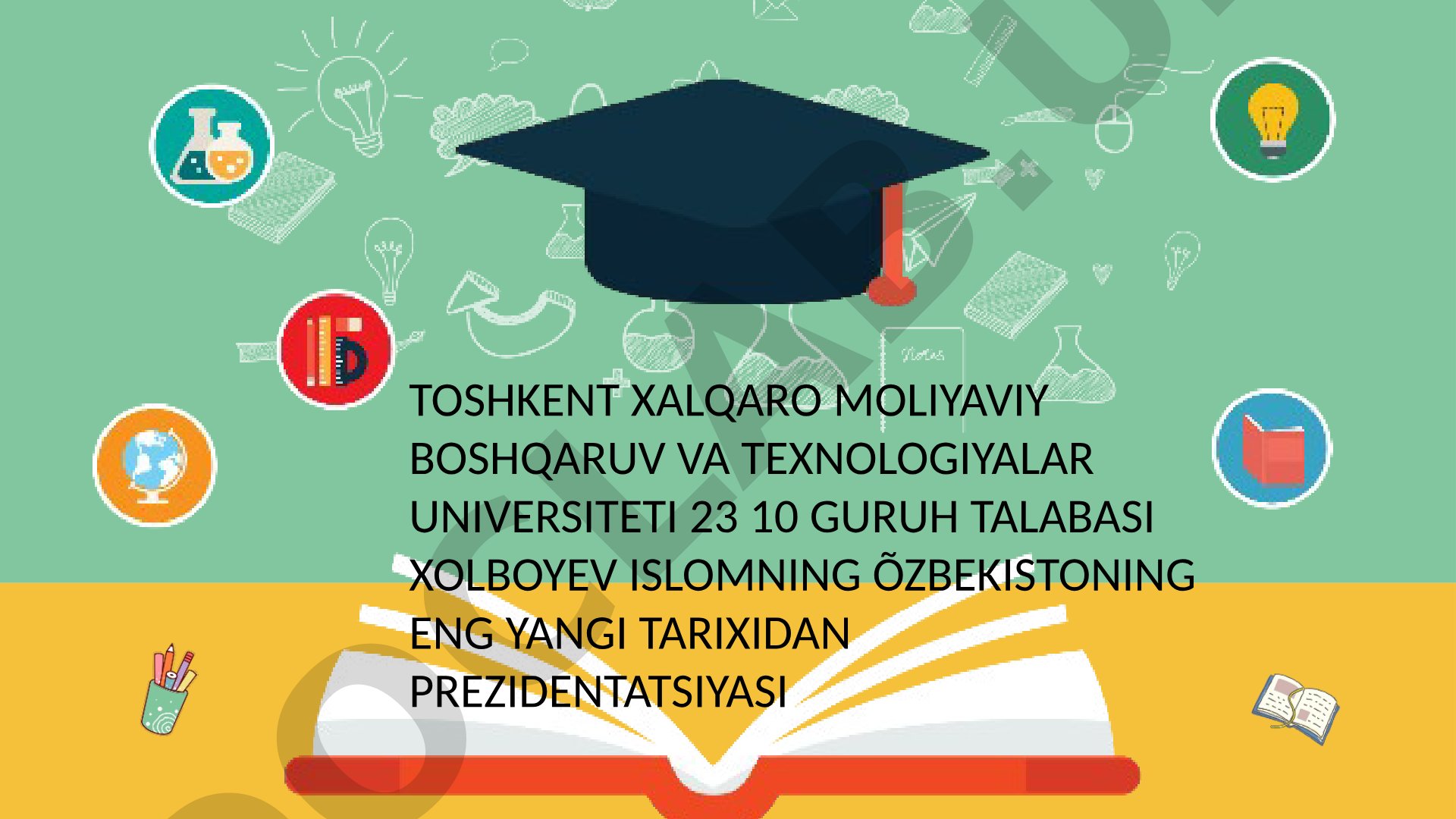 O'zbekistonning eng yangi tarixi
