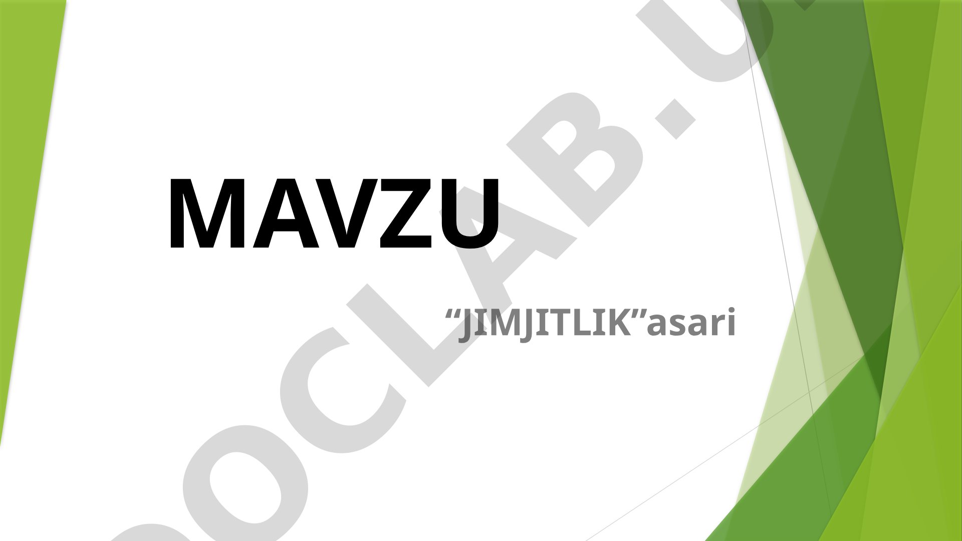 Jimjitlik asari tarjimaiy hol