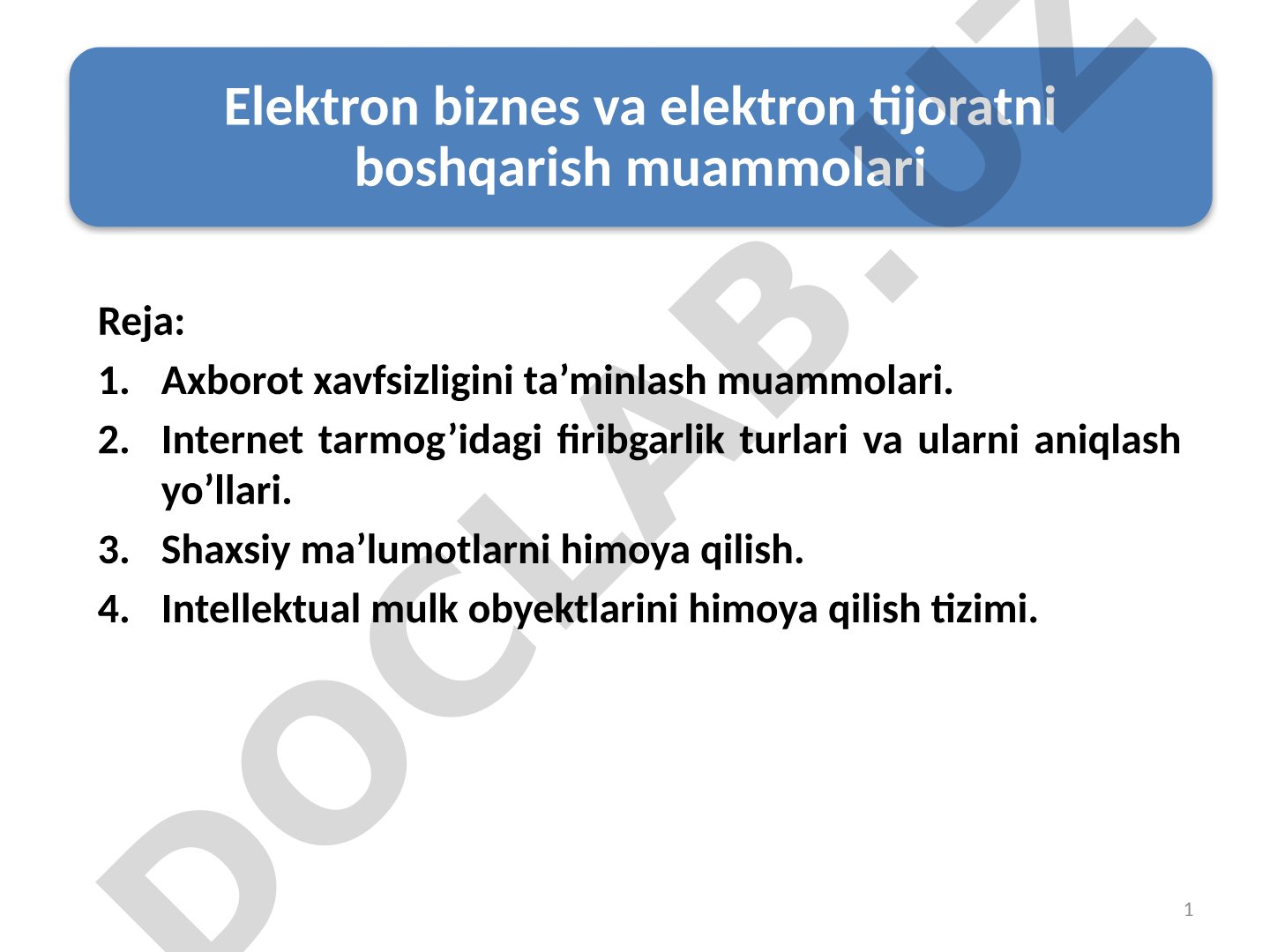 Axborot xavfsizligi, internet firibgarligi, shaxsiy ma'lumotlar himoyasi haqida