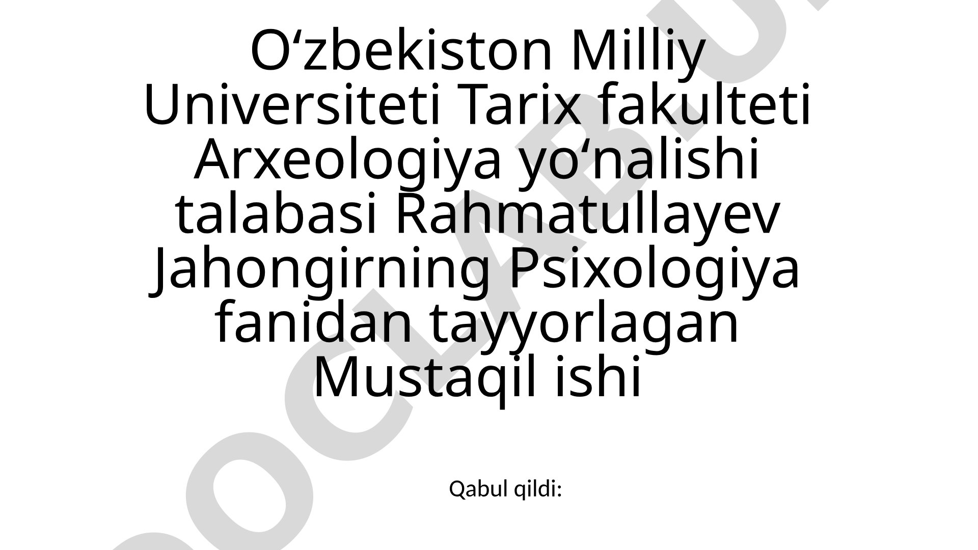 Bilish qobiliyatida diagnostik maqsadlar taksonomiyasi