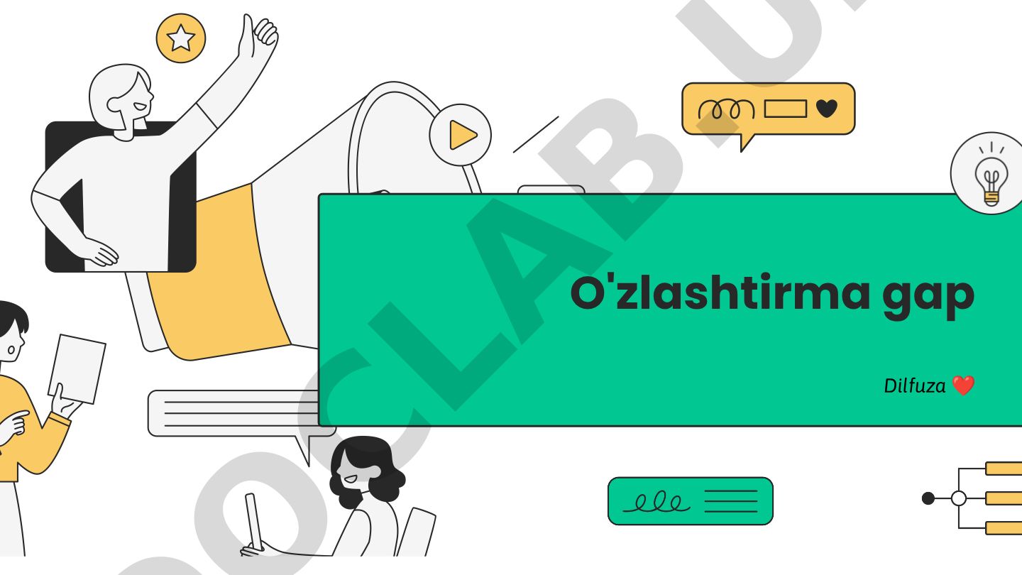 O'zlashtirma gap tushunchasi va asosiy xususiyatlari