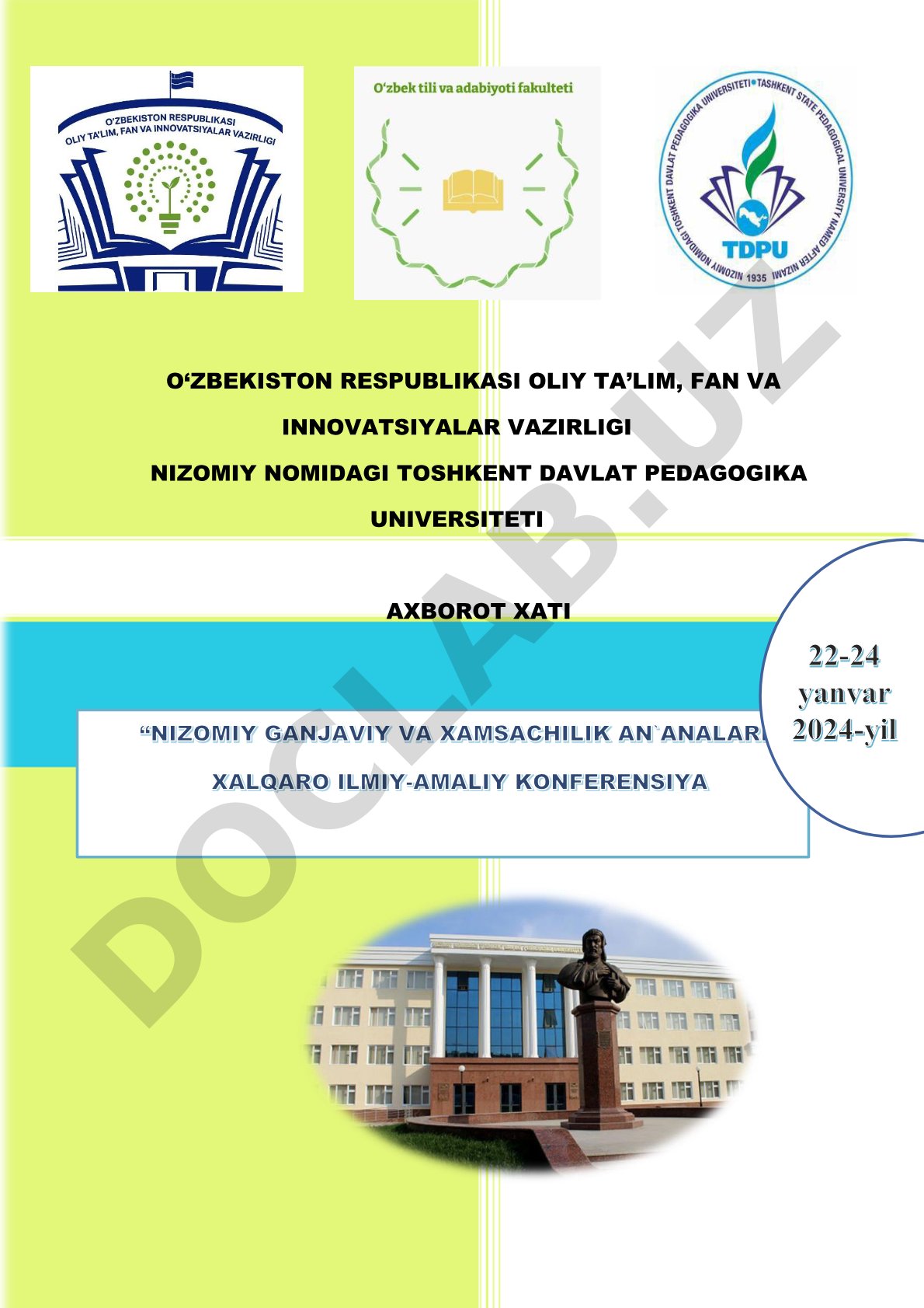 Nizomiy Ganjaviyning Sharq adabiyoti taraqqiyotiga qo‘shgan hissasi