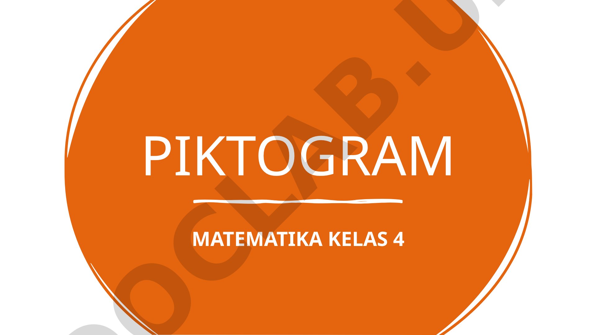 Piktogram matematika kelas 4