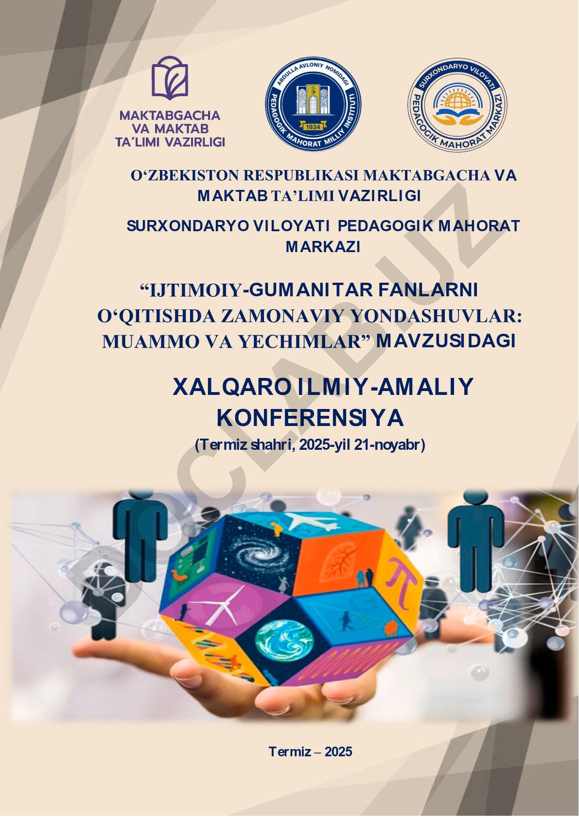 Ijtimoiy-gumanitar fanlarni o‘qitishda zamonaviy yondashuvlar: muammo va yechimlar