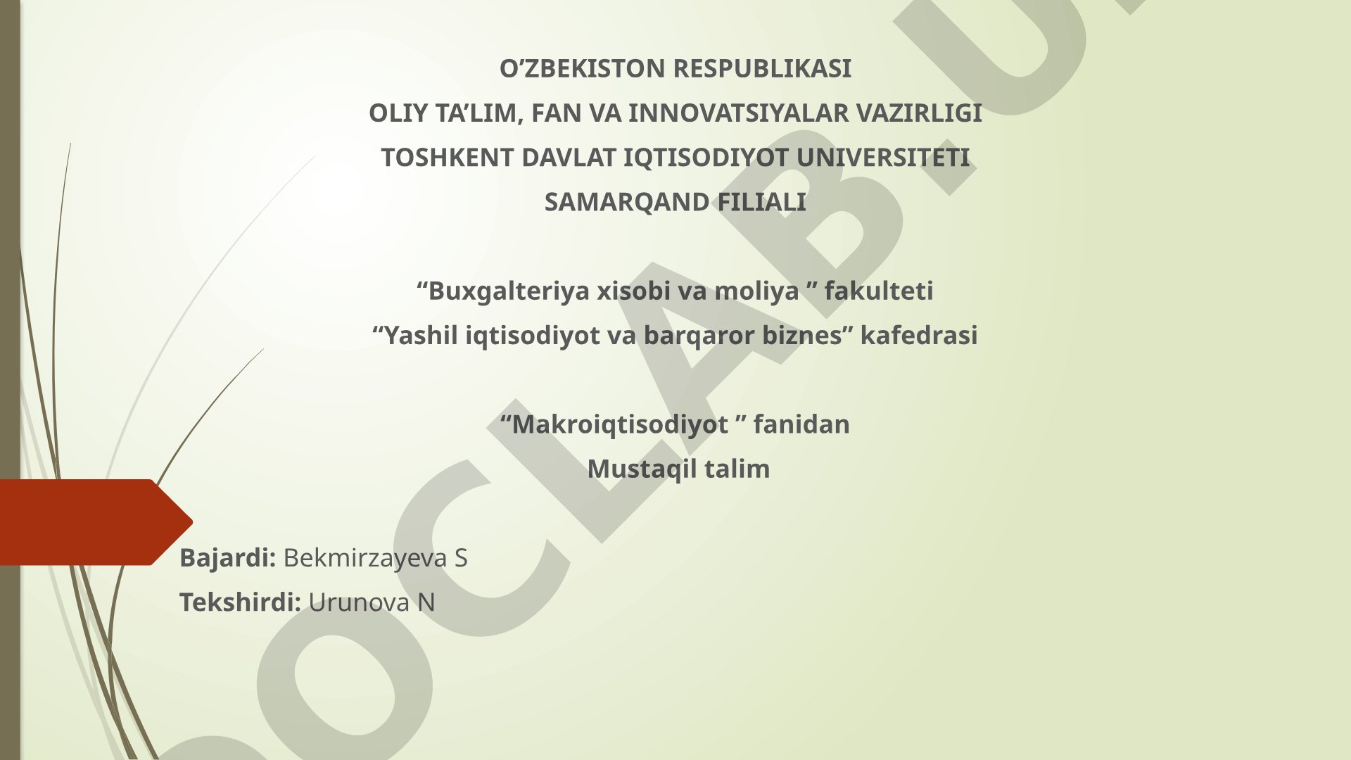 Inflatsiyaning mohiyati va kelib chiqish sabablari