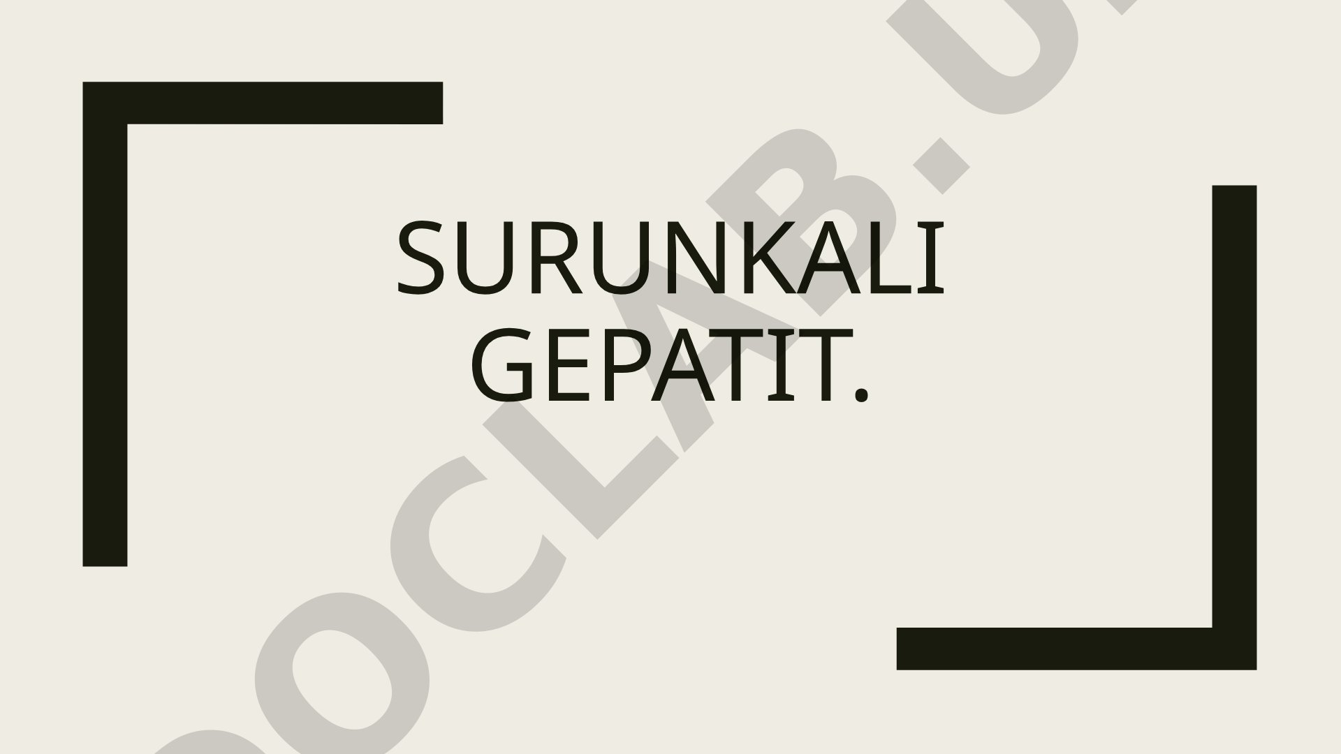 Surunkali gepatit