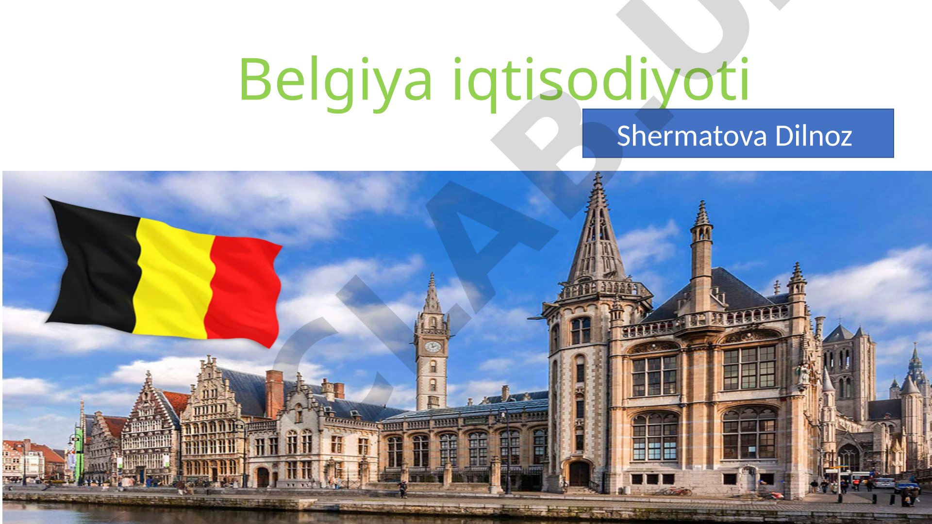 Belgiya iqtisodiyoti