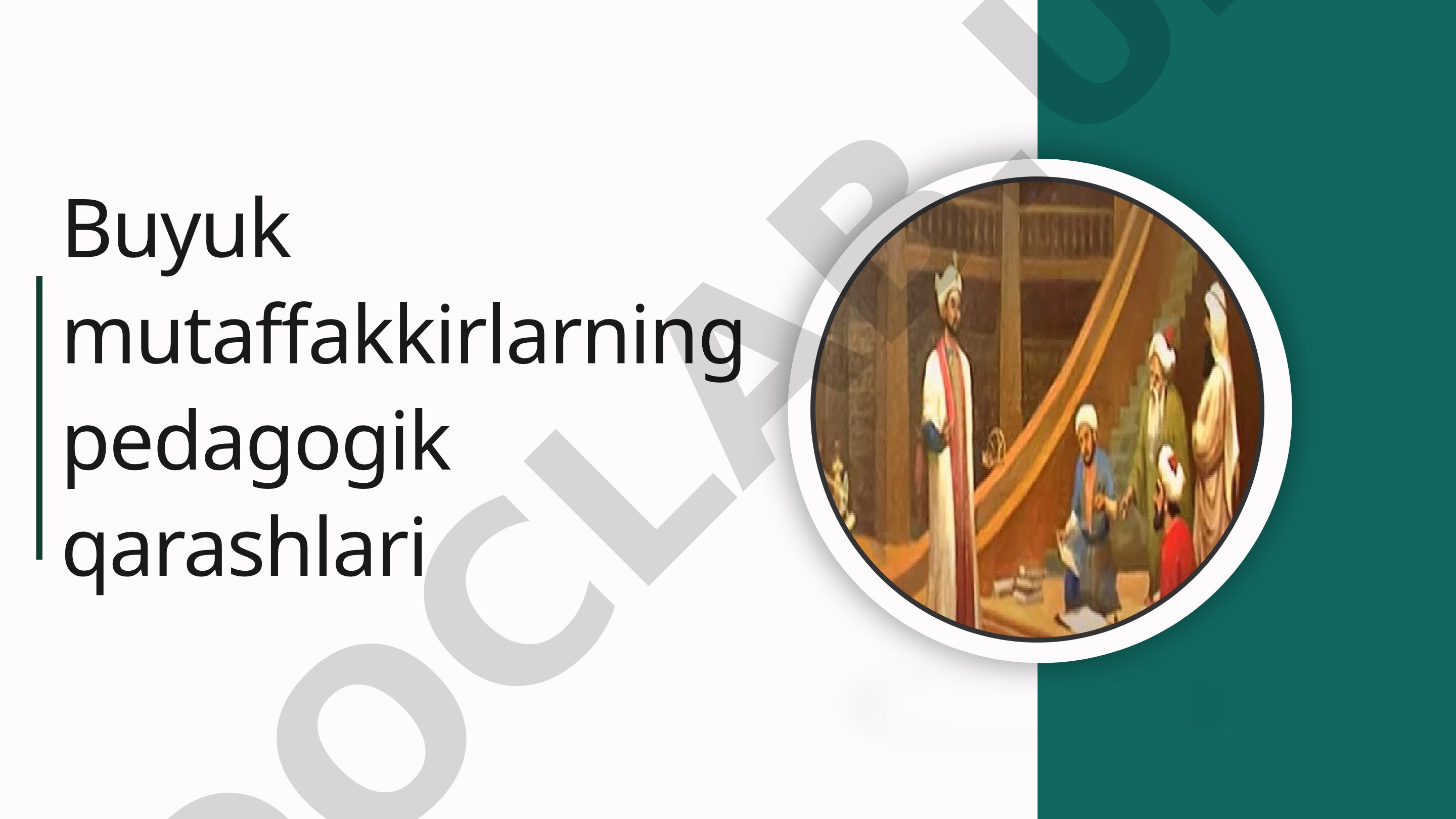 Alisher Navoiyning pedagogik qarashlari