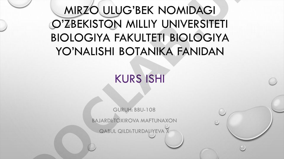 O'zbekiston Respublikasi Qizil kitobi va kamayib borayotgan o'simlik turlari