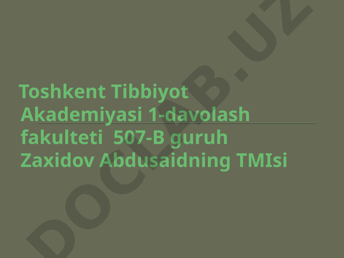 Gipolipidimik moddalar: ta'sir mexanizmi, tasnifi va aterosklerozda qo'llanilishi