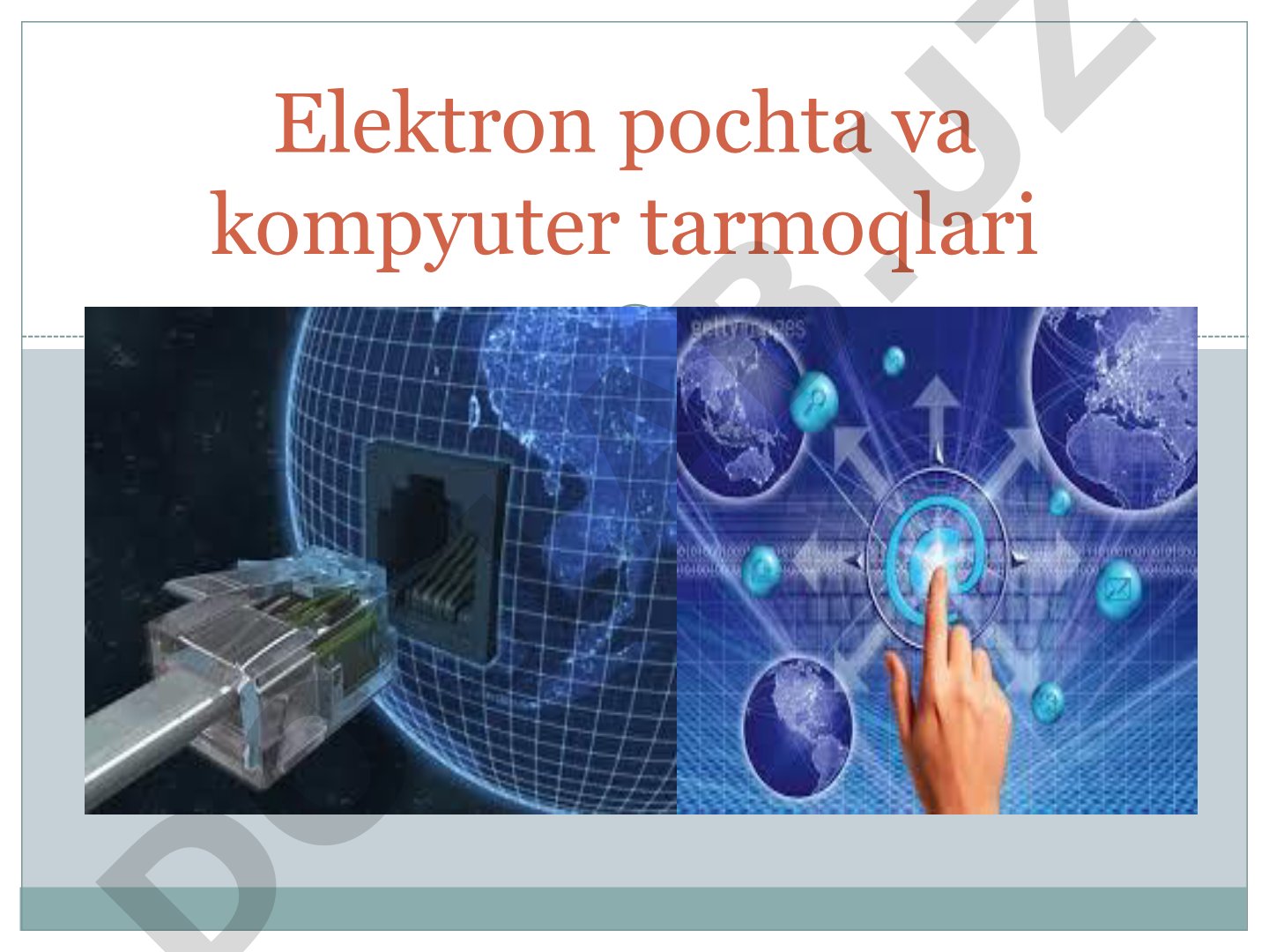 Elektron pochta va kompyuter tarmoqlari