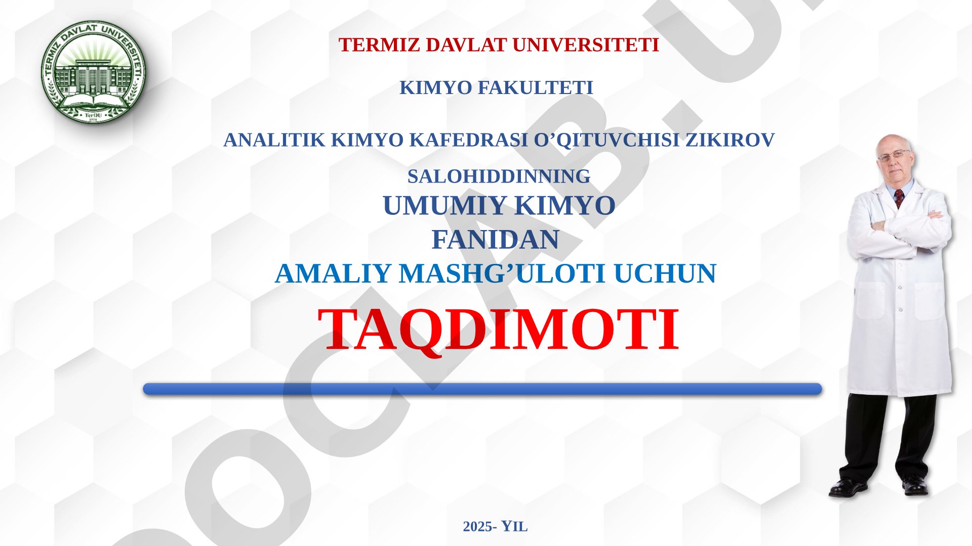 Atom tarkibi va tuzilishi