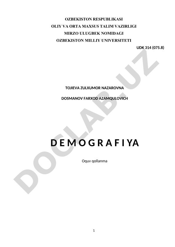Demografiya