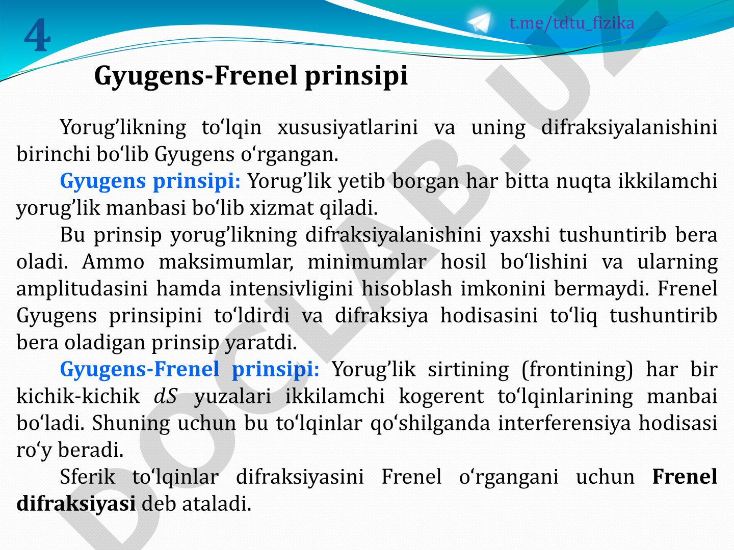 Yorug'lik difraksiyasi