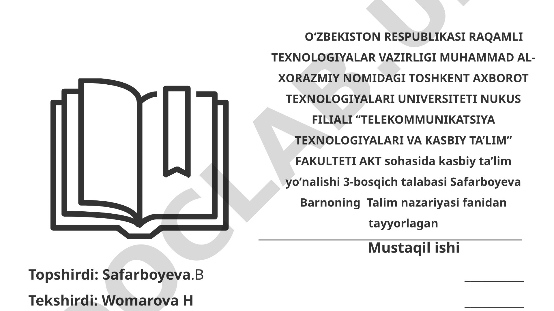 Usullarni individual ehtiyojlarga moslashtirish