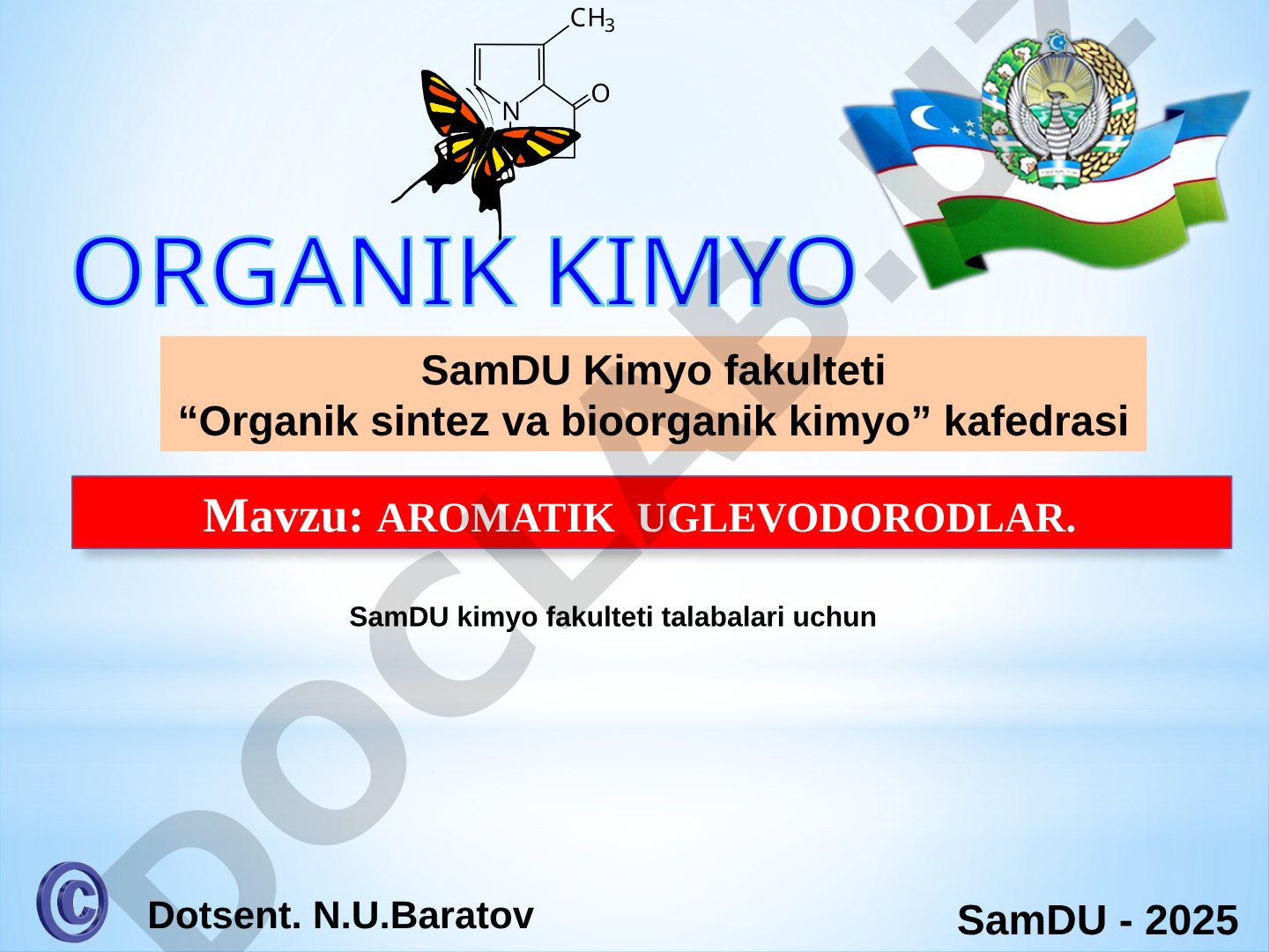 AROMATIK UGLEVODORODLAR