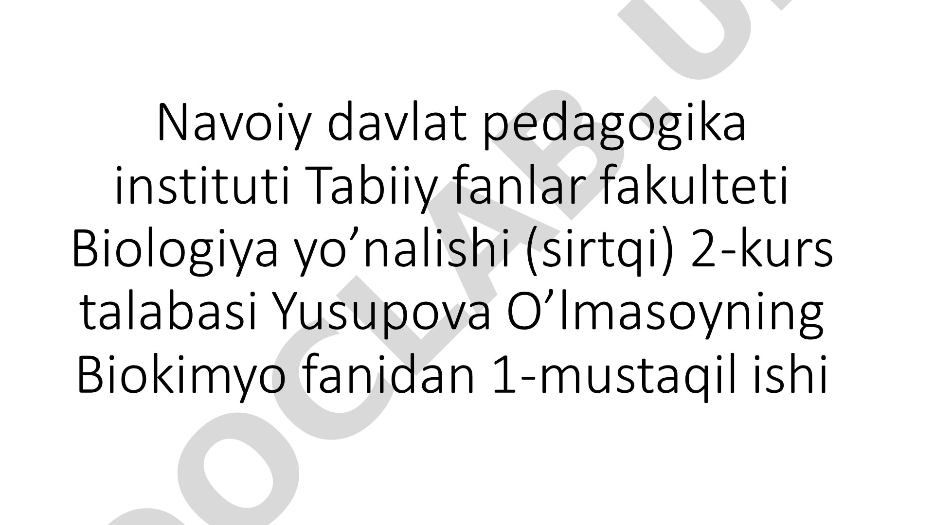 Har bir aminokislotaning kimyoviy strukturasi