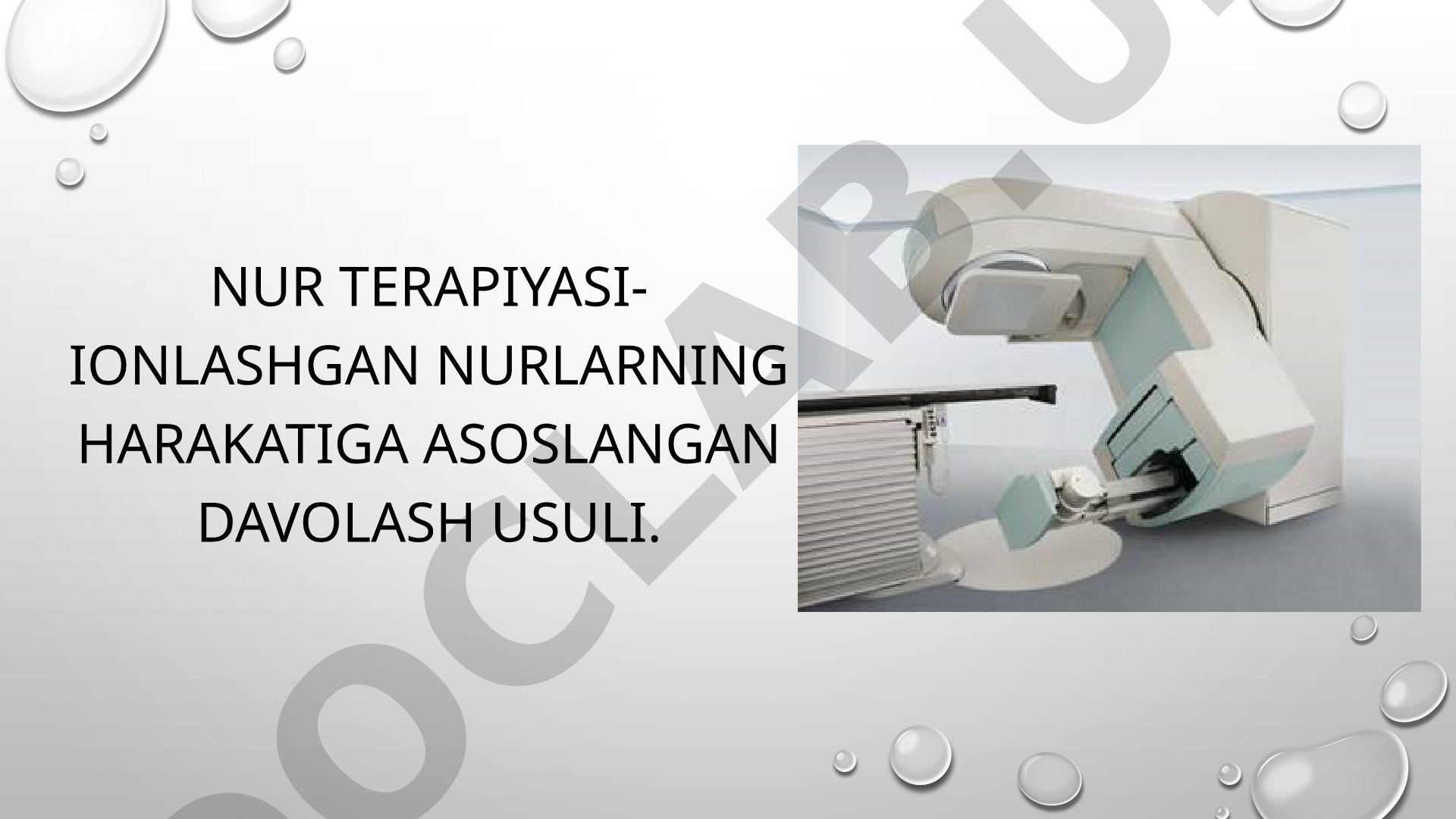 Nur terapiyasi – ko'rsatmalar va qarshi ko'rsatmalar