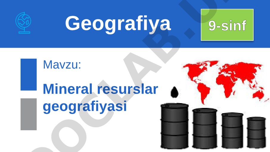 Mineral resurslar geografiyasi