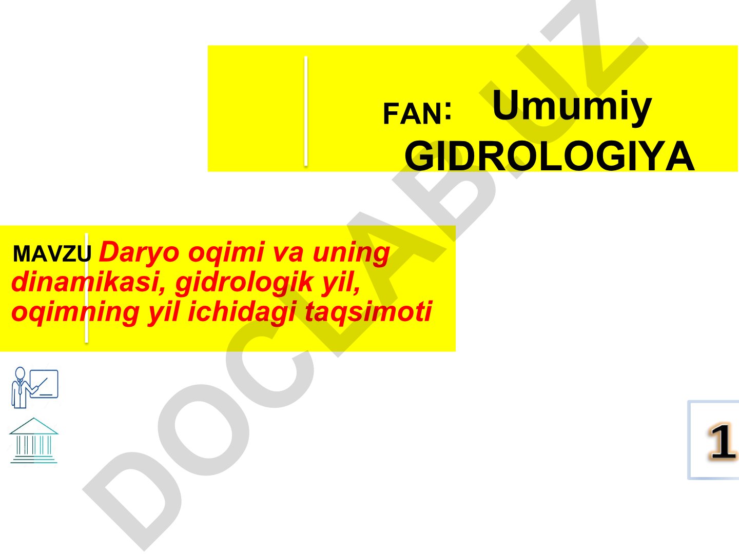 Daryo oqimi va uning dinamikasi, gidrologik yil, oqimning yil ichidagi taqsimoti