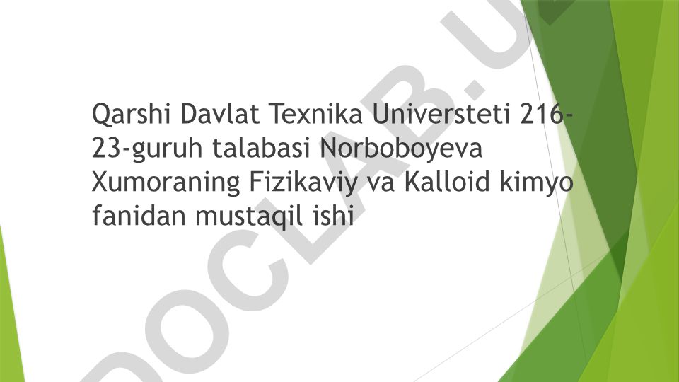 Liofob kolloid sistemalar: olinishi, barqarorligi va amaliy ahamiyati