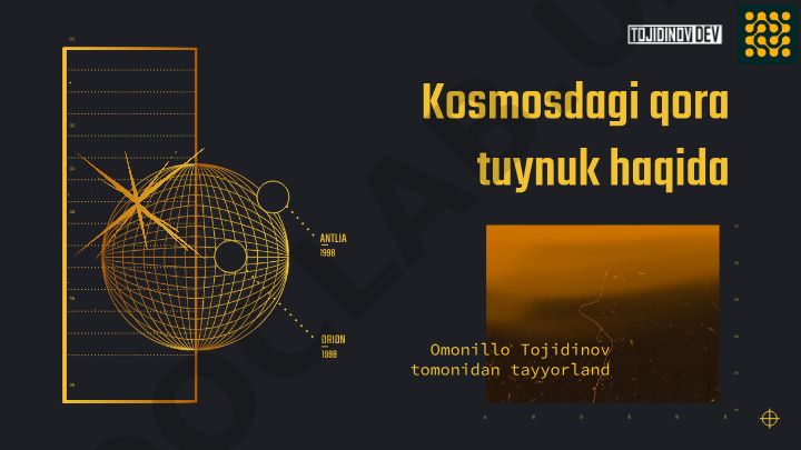 Koinotdagi sirli hodisalar - qora tuynuk