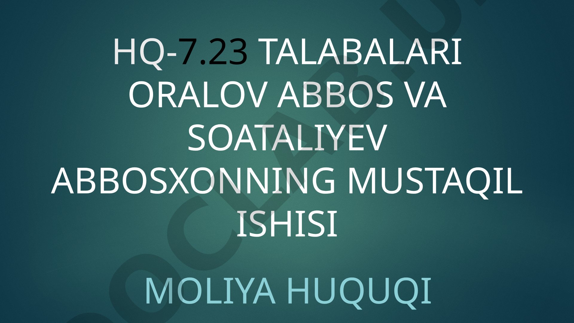 Davlat daromadlari tushunchasi va turlari