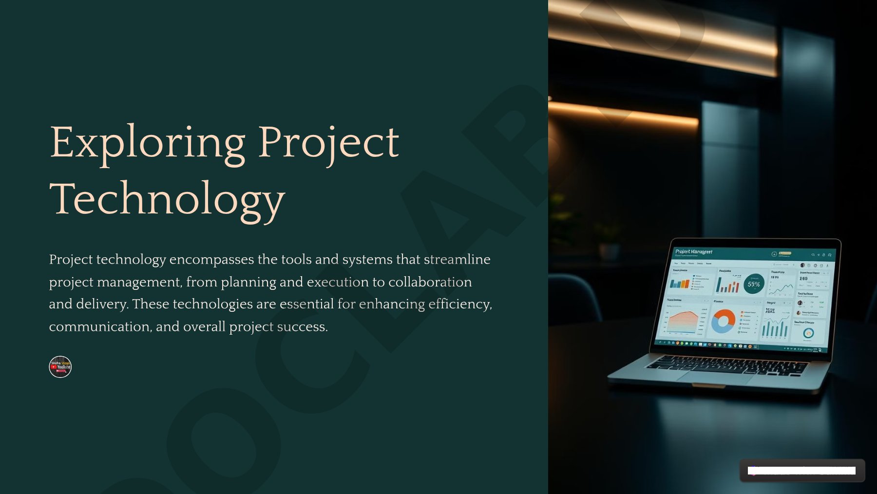 Overview of project technology, covering planning, collaboration, and tracking tools