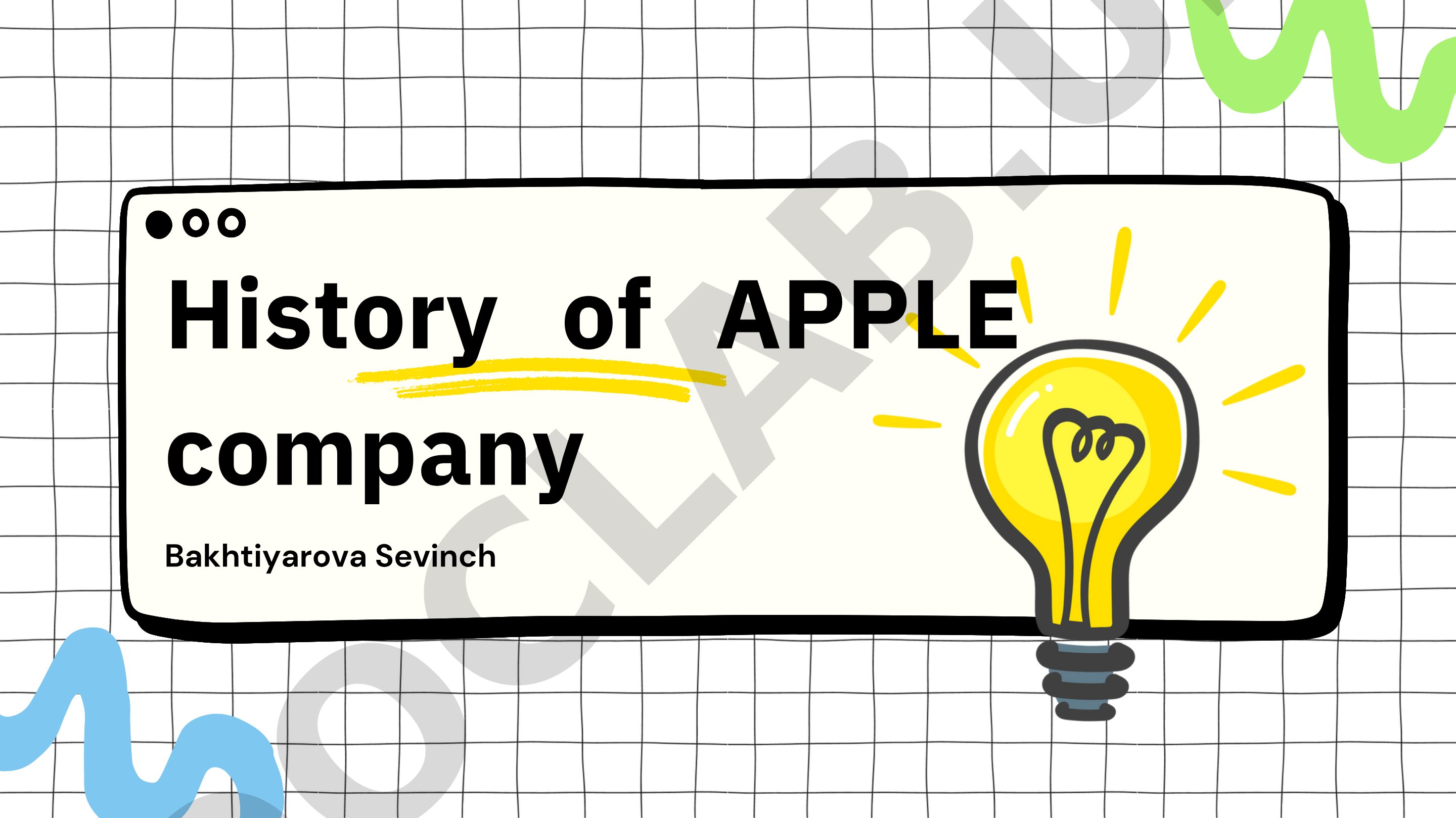 History of Apple company
