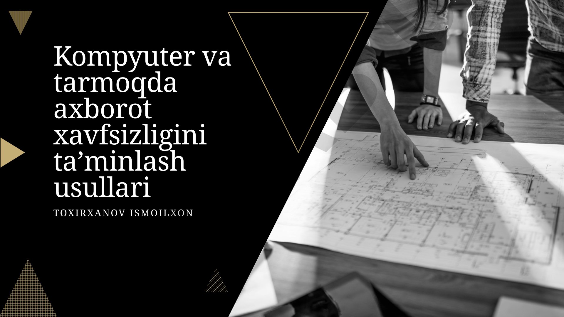 Kompyuter va tarmoqda axborot xavfsizligini ta’minlash usullari