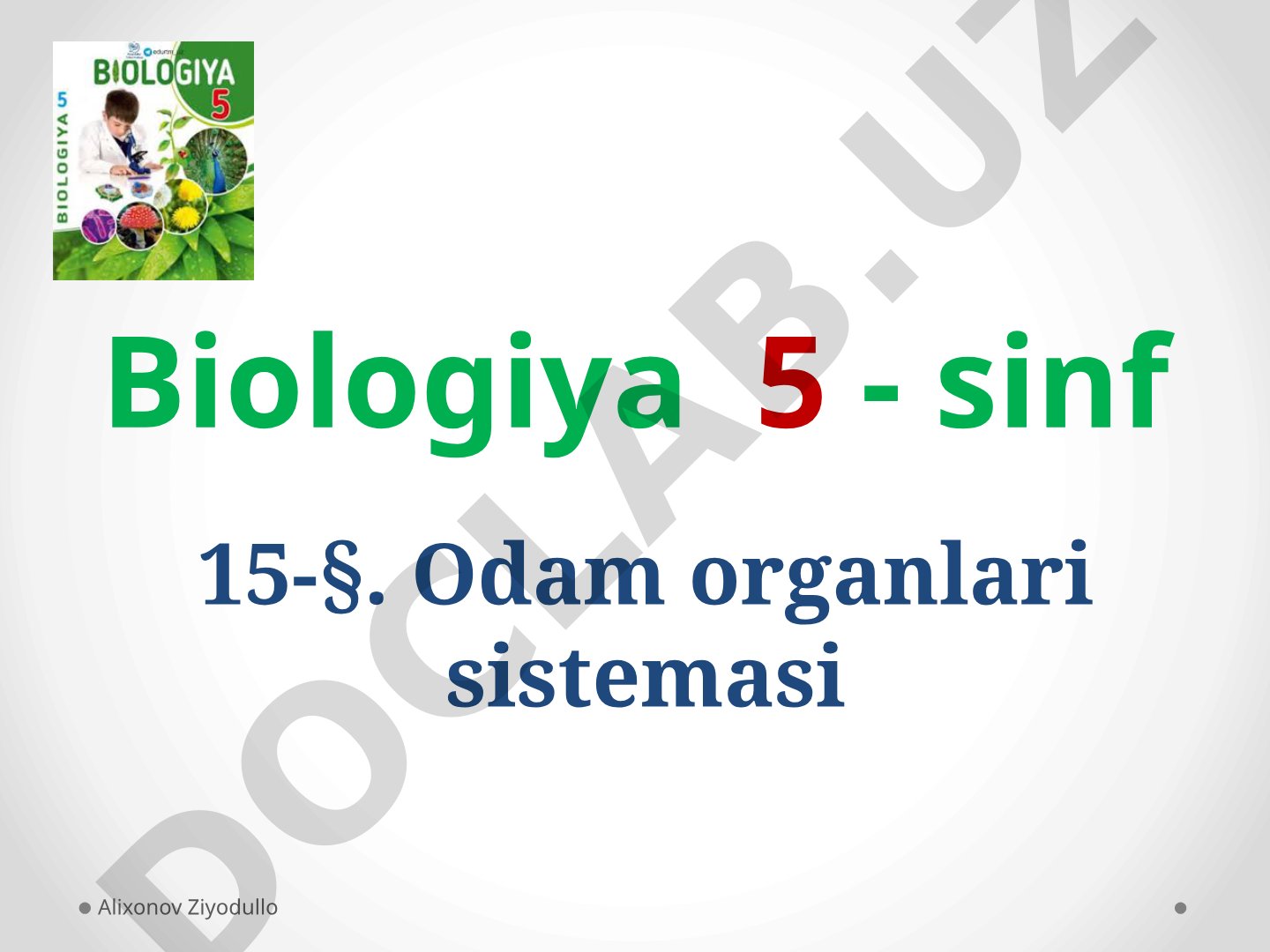 Odam organlari sistemasi